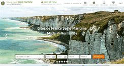 Desktop Screenshot of gites-normandie-76.com